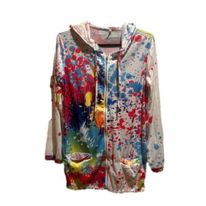 Zippered Lightweight Summer Hoodie Jacket